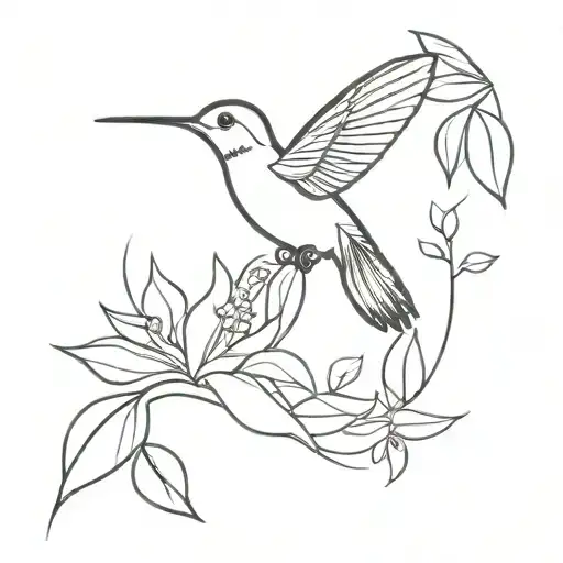 Fine Line Hummingbird