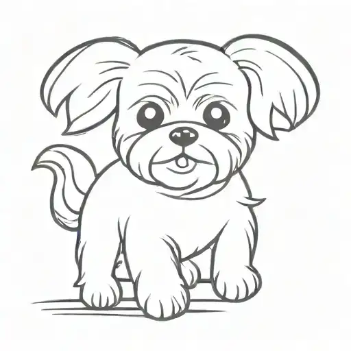 A Maltese Dog Who Drives A Golf Mk2