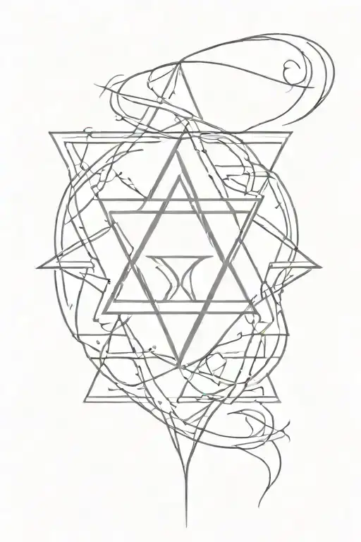 A Tattoo For Height With A Star Of David Is A Symbol Of Freedom And A Symbol Of Family