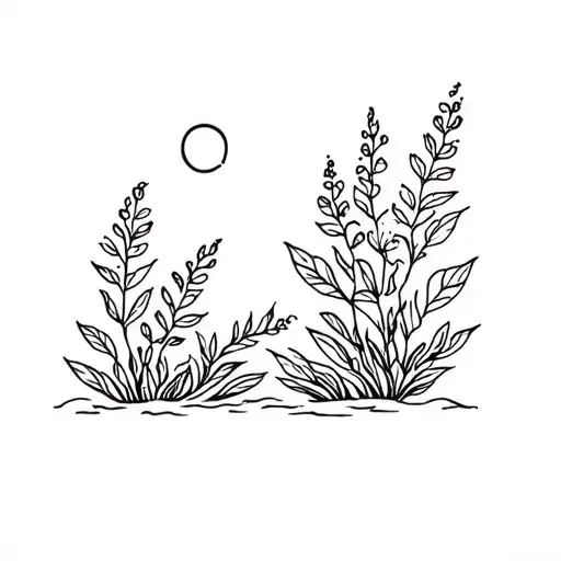 Train With Plants With An Ocean