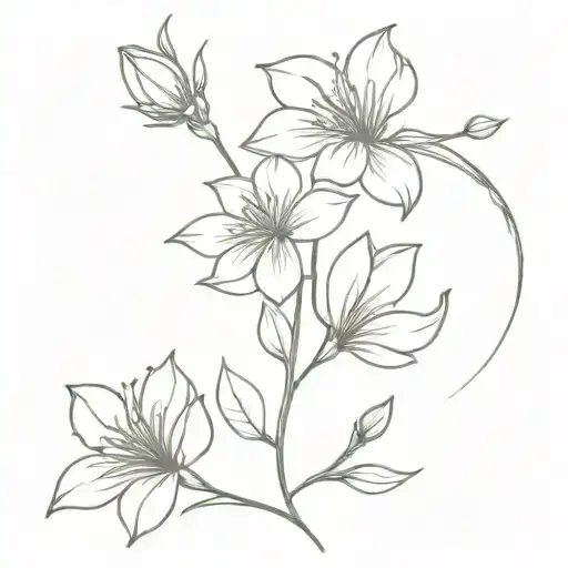 Birth Flowers Intertwined