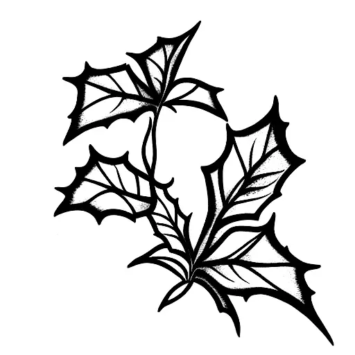 Holly Plant With Hills