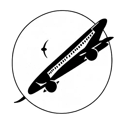 Leo Sign With Plane And Car
