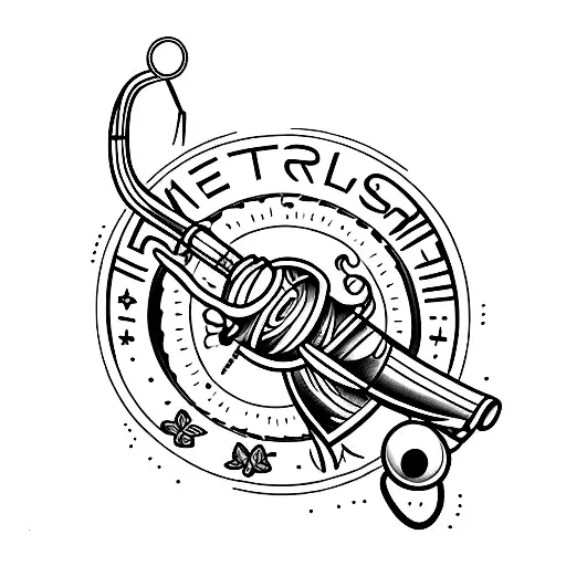 Memorial Fishing Pole For Someones Death