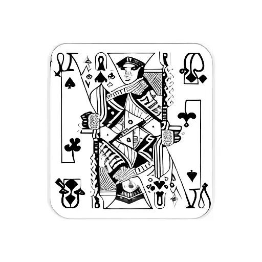 Diamond-shaped Playing Card