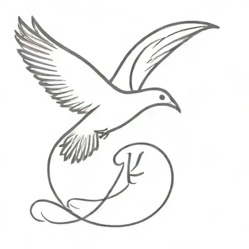 Flying Bird Having R As Initial
