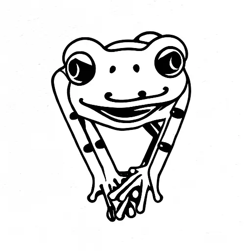 Frog Holding Four Lightsabers