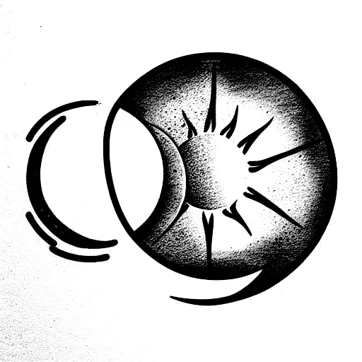 A Sun And Moon Intertwined