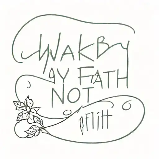 Walk By Faith Not By Sight