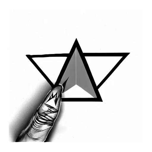 Jewish Star And Pink Triangle