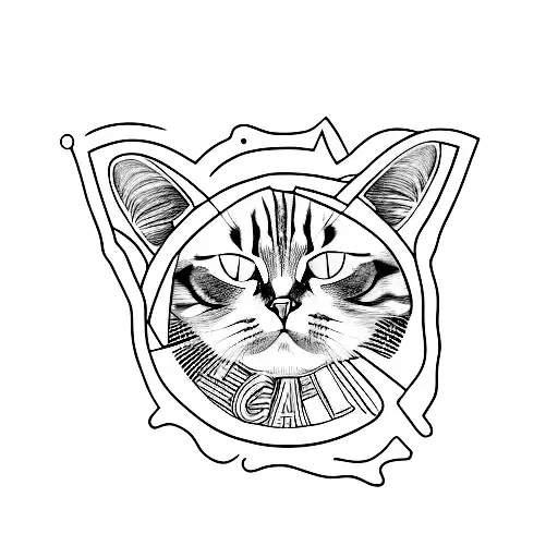 A Cat Sitting On A Vinyl Record With Juice Wrld Album Art