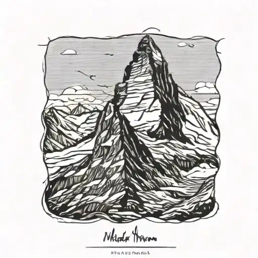 Matterhorn Mountain Peak