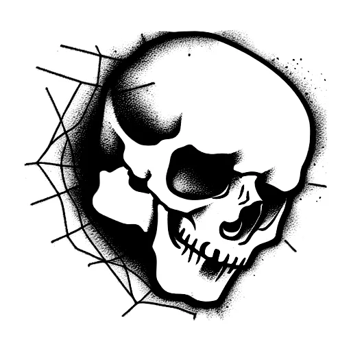 Car Pistons In A Skull