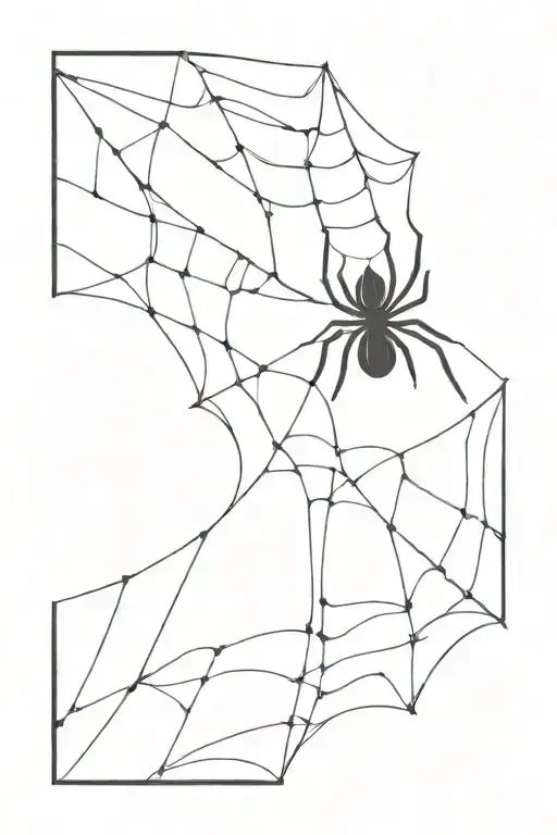 Spider Weaving A Web