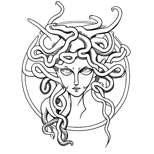 Medusa For Chest