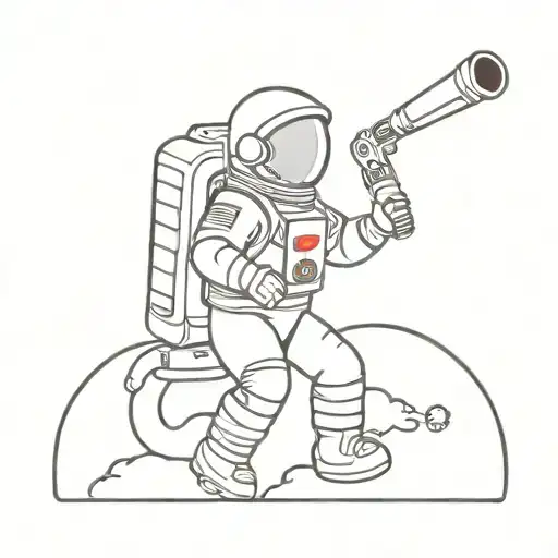 Astronaut Floating Bong