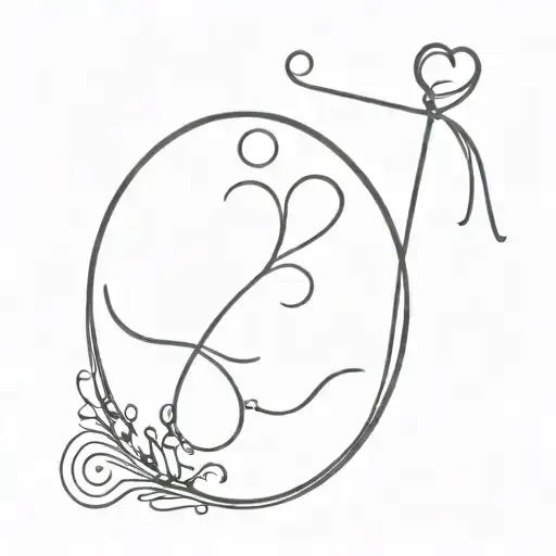 Venus Sign And Ivf-needle Symbolizing The Client's Love
