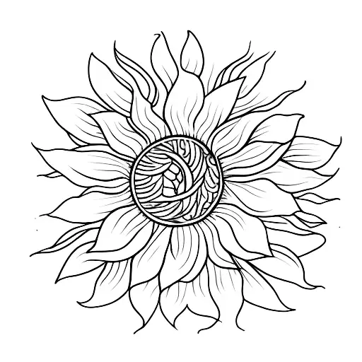 Sunflower Hazel Mae In Script