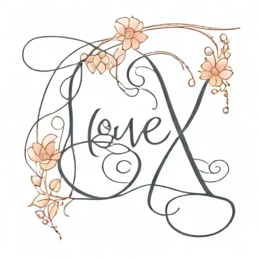 Create A Design With The Word Love