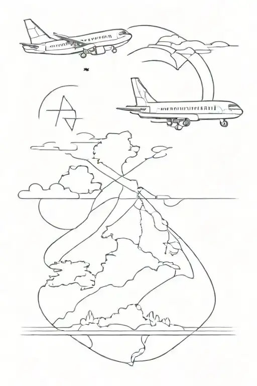 Airplane And Ireland