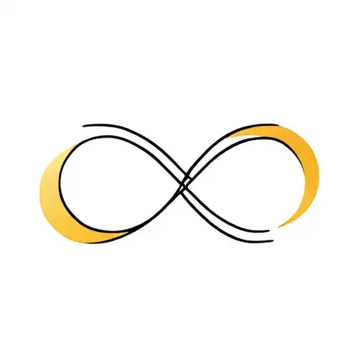 Honey With Infinite Logo With M Initial