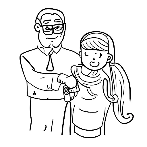 Dad And Daughter Arm Swinging