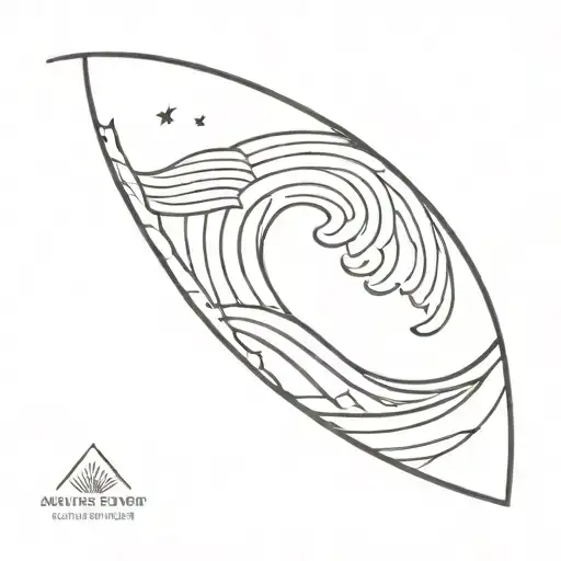 Simple Wave With Small Sun