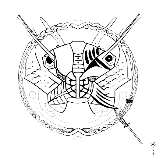 A Combination Out Fish And Skorpion