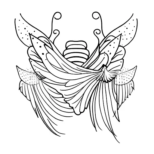 Skeleton With Fairy Wings