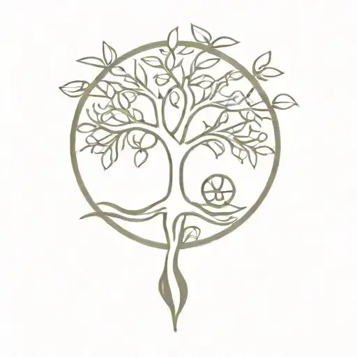 Tree Of Life Trinity Symbol Mixed