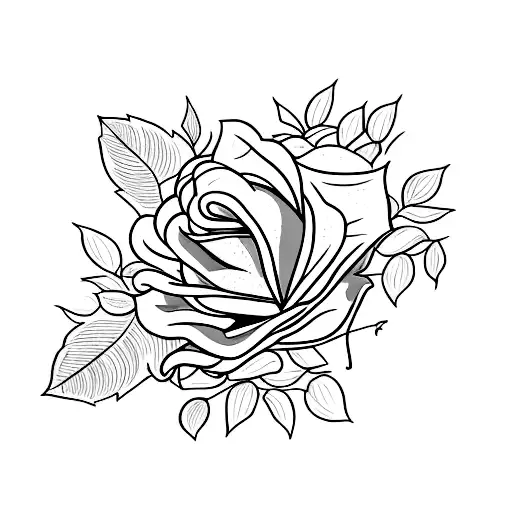 Rose Next To Hydrangea Next To Inprotea