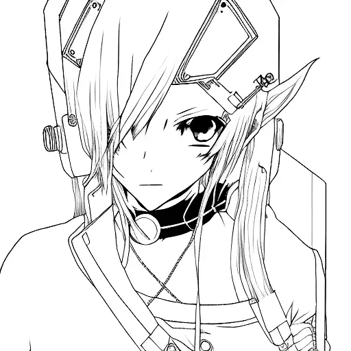 Anime Girl Cyberpunk