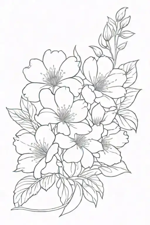 September And January Birth Flower Bouquet