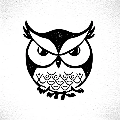 Owl With 2 Baby's With Name