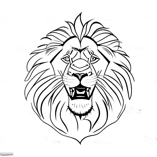 A Lion Wearing A Gold Chain And Rapping Into A Microphone