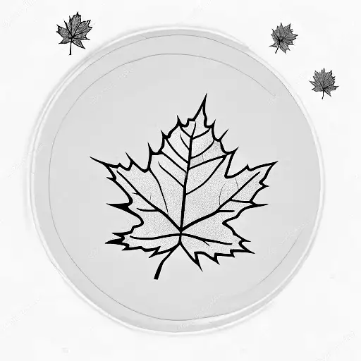 Within A Toronto Maple Leaf With A W