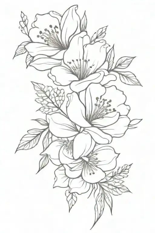 Birth Flower Bouquet