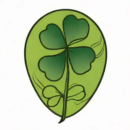 Irish Four Leaf Clover Tattoo Inspired