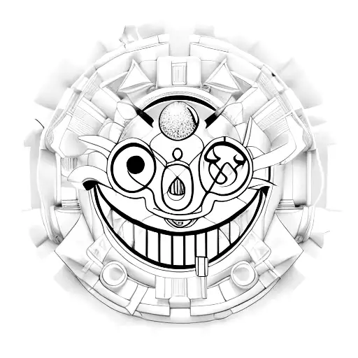 3D Smiley With X Eyes