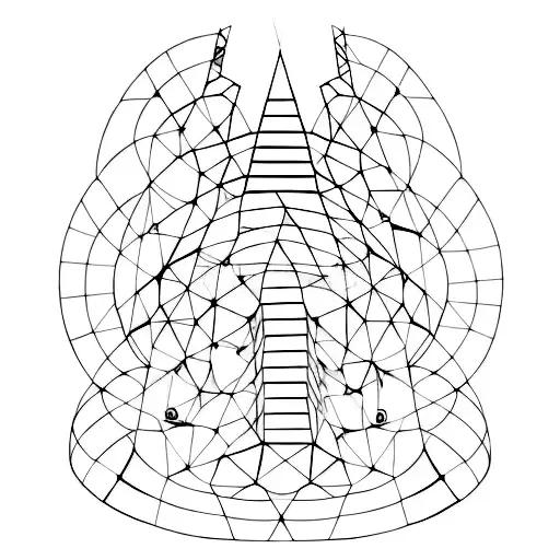 Binary Code Forming The Shape Of A Car