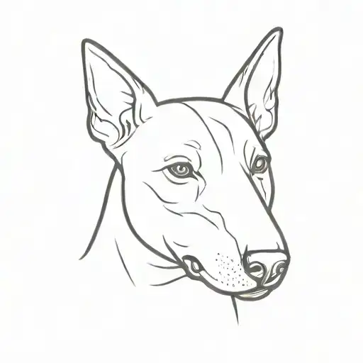 Bull Terrier Face