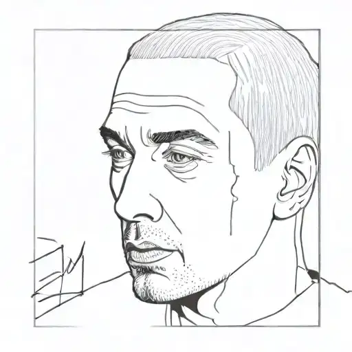 Eminem Face Portrait