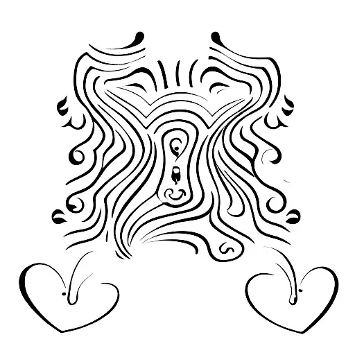 A Guitar With A Heart-shaped Soundhole Symbolizing Love For Family