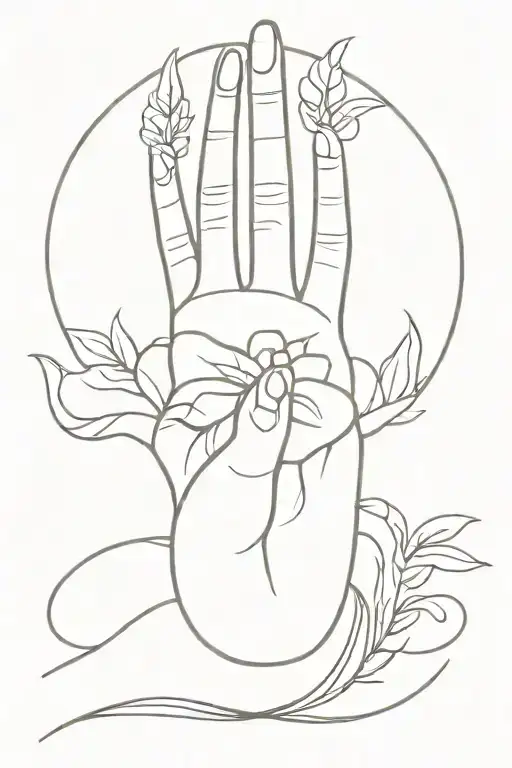 Healing Hand Symbol