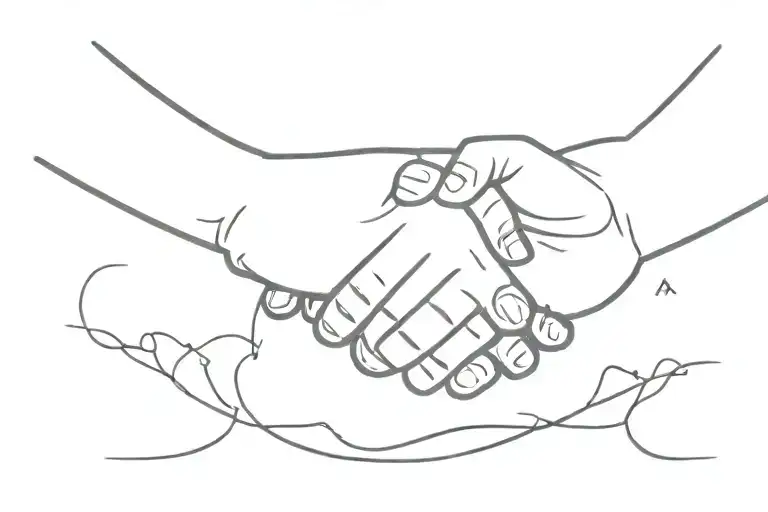Handshake Symbolizing Respect And Friendship
