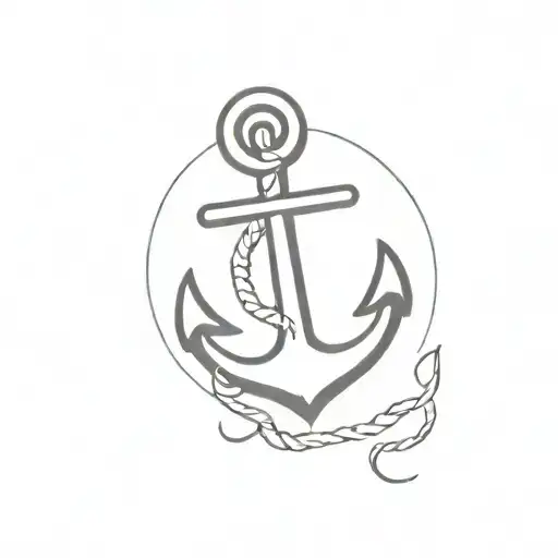 Anchor With Name Written