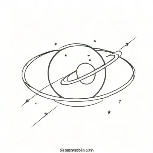 I Love You To The Moon And To Saturn Simple