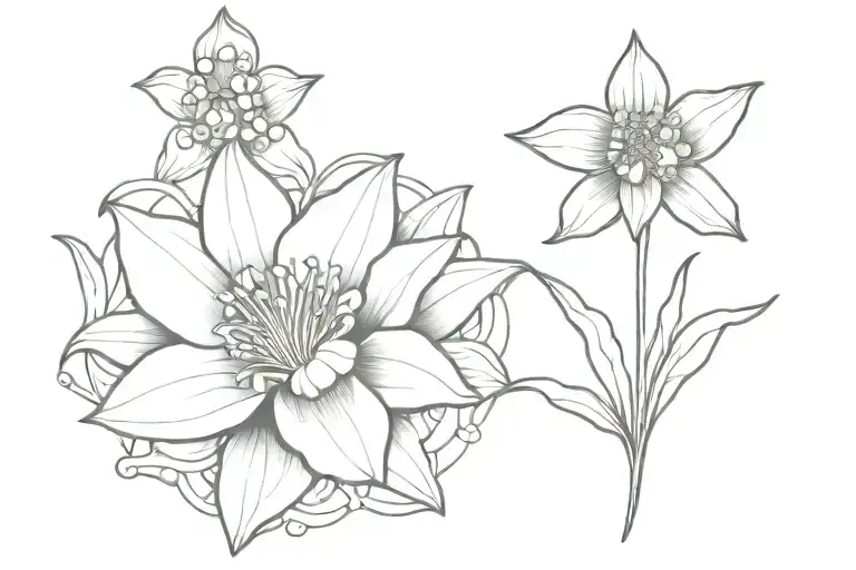 Daffodil Lily Of Valley Mandala