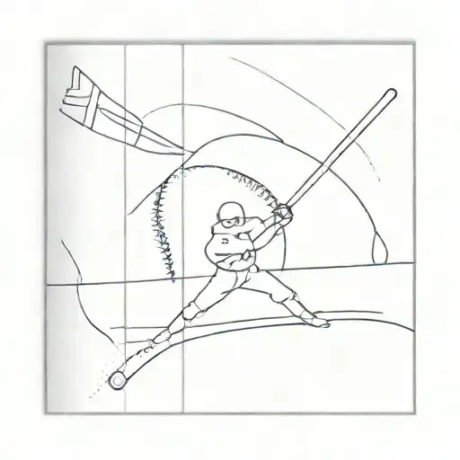 Baseball Score Book Open In Front