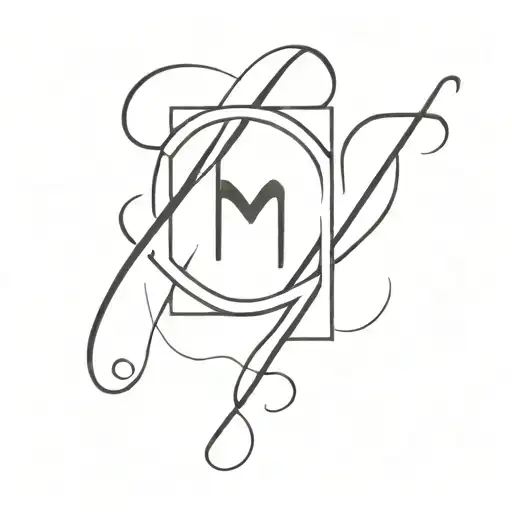 The Letters Of 'Moches' Arranged In A Simple Symbol